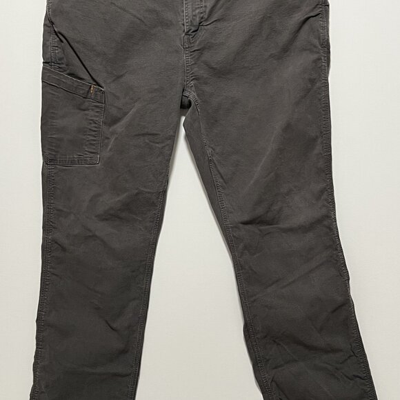 Ariat Rebar M4 Jeans Relaxed Straight Fit Gray Utility Men's size 42x36 - Picture 4 of 9